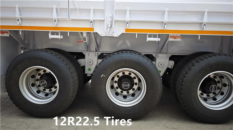 60 Ton Flatbed With Side Wall Trailer for Sale In Uganda