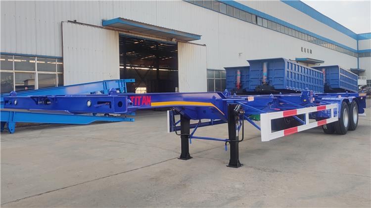 2 Axle 40 foot Container Chassis Semi Trailer Price In Uganda