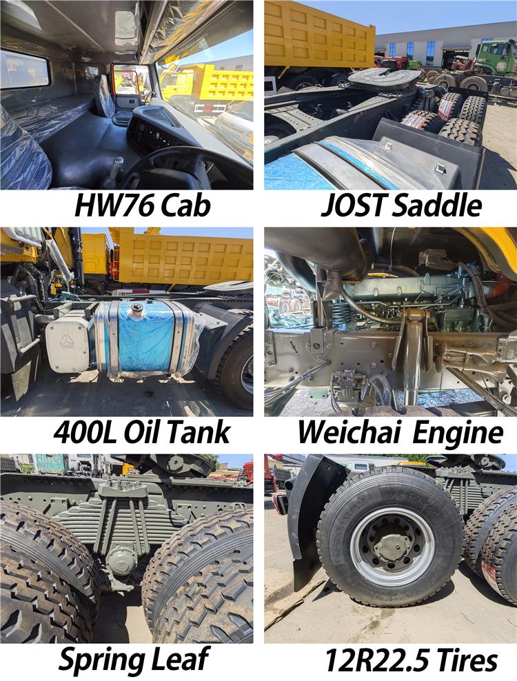 Used Howo Trucks Price in Uganda 6x4 Truck Head