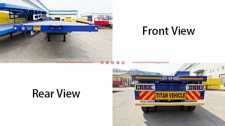 4 Axle Flatbed Trailer Manufacturers for Sale in Uganda, Ugrua