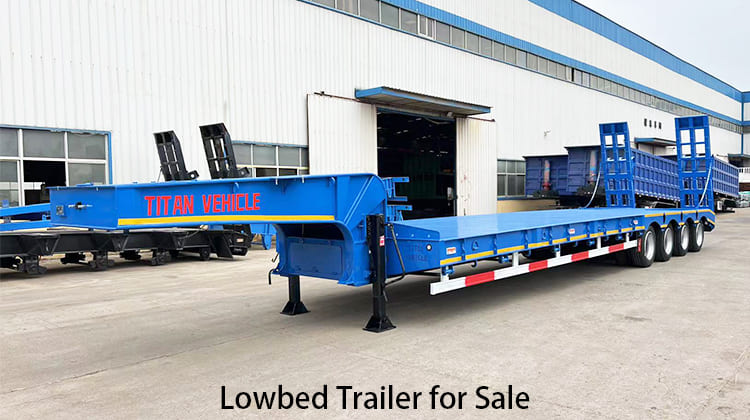 4 Axle Lowbed Trailer for Sale in Uganda, Ugulu