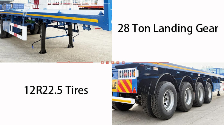 4 Axle Flatbed Trailer Prices for Sale in Uganda, Ugkab