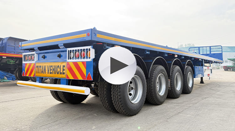 4 Axle Flatbed Trailer Prices for Sale in Uganda, Ugkab