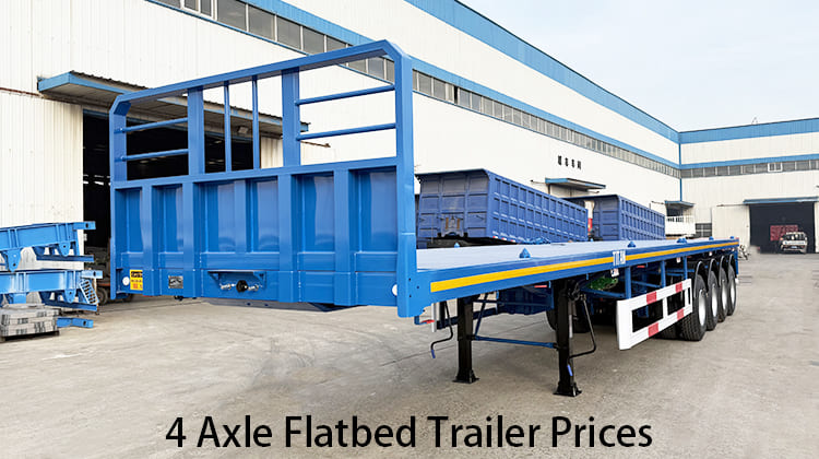 4 Axle Flatbed Trailer Prices for Sale in Uganda, Ugkab