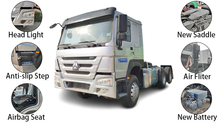 Used Howo 6x4 Tractor Truck for Sale in Uganda, Ugrua