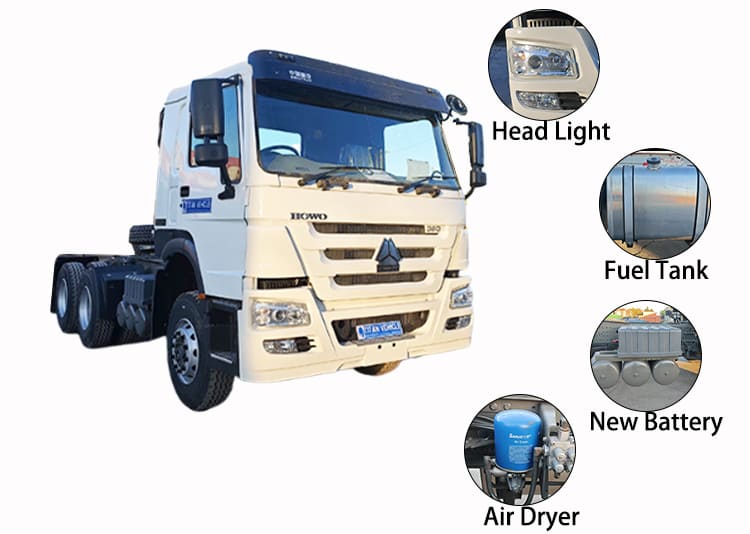 Used Howo Tractor Truck 380 | Used Sinotruk Howo Price for Sale in Uganda, Ugkab