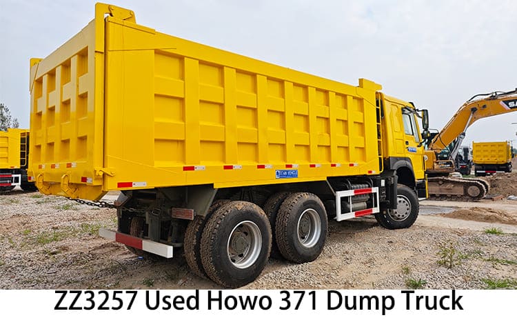 ZZ3257 Used Howo 371 Dump Truck for Sale in Uganda, Ugebb