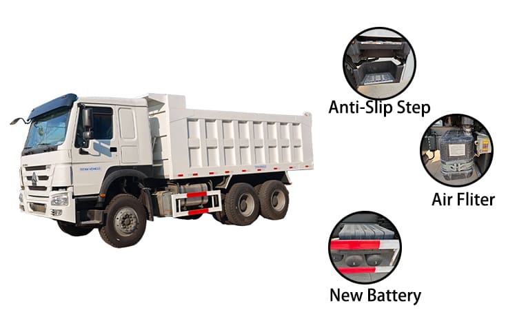 CNHTC 2Nd Hand Howo 10 Wheeler Dump Truck Price for Sale in Uganda, Ugkse