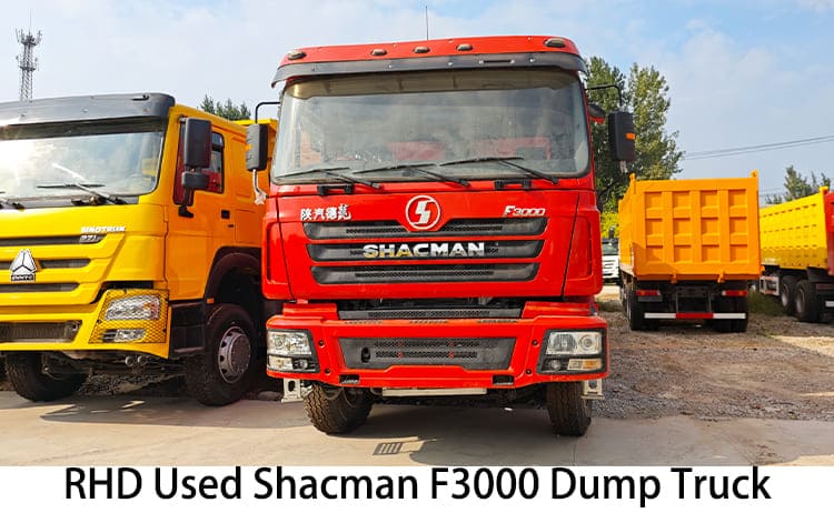 RHD Used Shacman F3000 Dump Truck for Sale in Uganda, Ugkgm