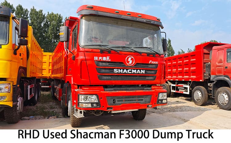 RHD Used Shacman F3000 Dump Truck for Sale in Uganda, Ugkgm