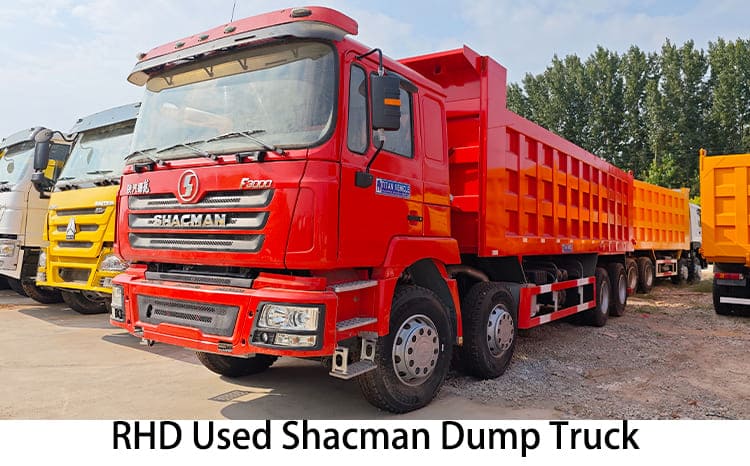 RHD Used Shacman F3000 Dump Truck for Sale in Uganda, Ugkgm