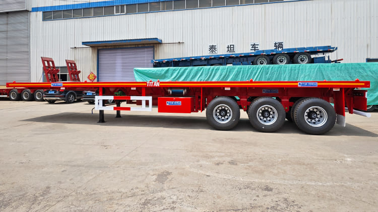 Flatbed Trailer Prices | Tri Axle 40Ft Trailer for Sale in Kampala Uganda