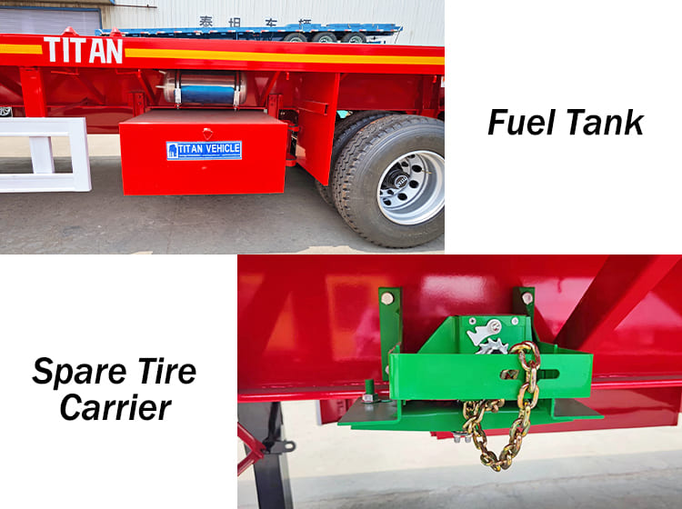 Flatbed Trailer Prices | Tri Axle 40Ft Trailer for Sale in Kampala Uganda