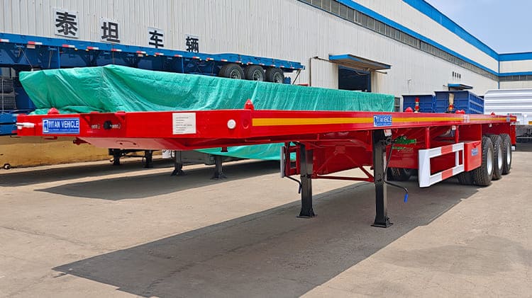 Flatbed Trailer Prices | Tri Axle 40Ft Trailer for Sale in Kampala Uganda