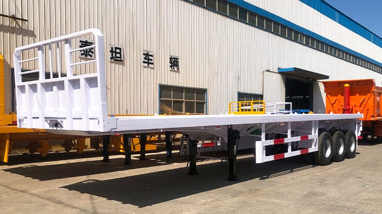 Flatbed Semi Trailer | 40 Ft 3 Axle Flatbed Trailer for Sale in Uganda Entebbe