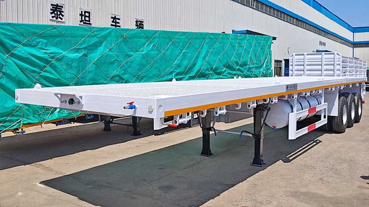 40 Ft 3 Axle Flatbed Trailer Prices for Sale in Uganda