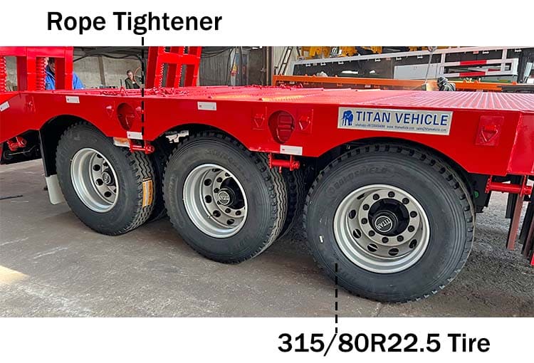 3 Axle Low Bed Trailer Manufacturers Price for Sale in Uganda