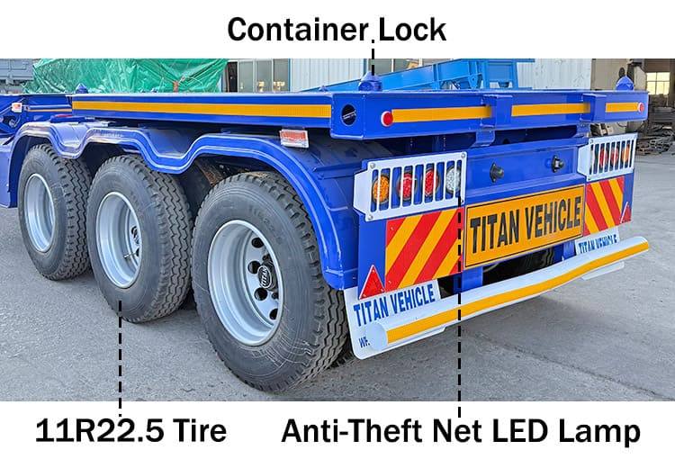 40 Ft Container Trailers Price for Sale in Uganda