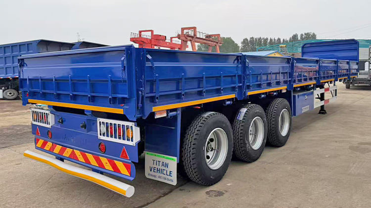 China Cargo Side Wall Trailer for Sale in Uganda