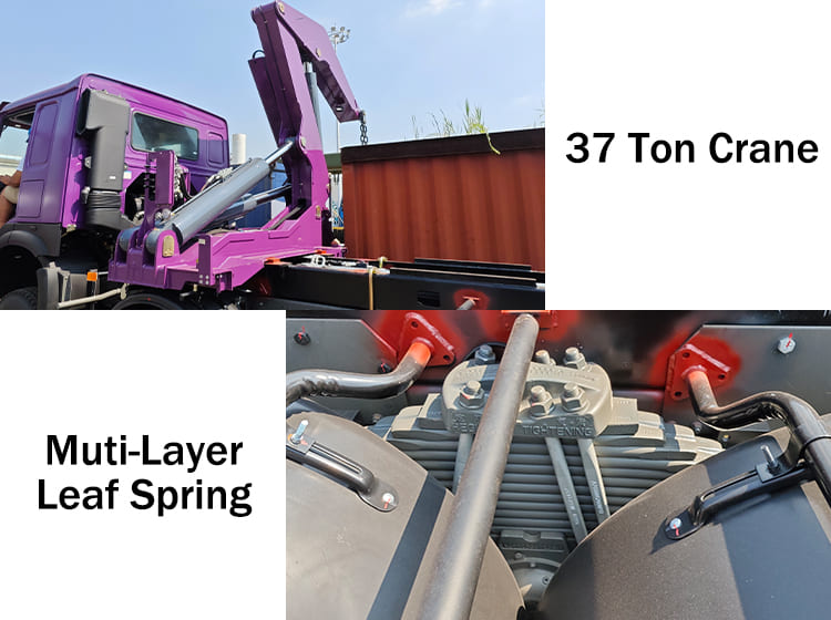 Side Loader Container Truck for Sale in Uganda