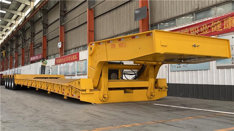 4 Line 8 Axle Detachable Gooseneck Trailer for Sale In Uganda