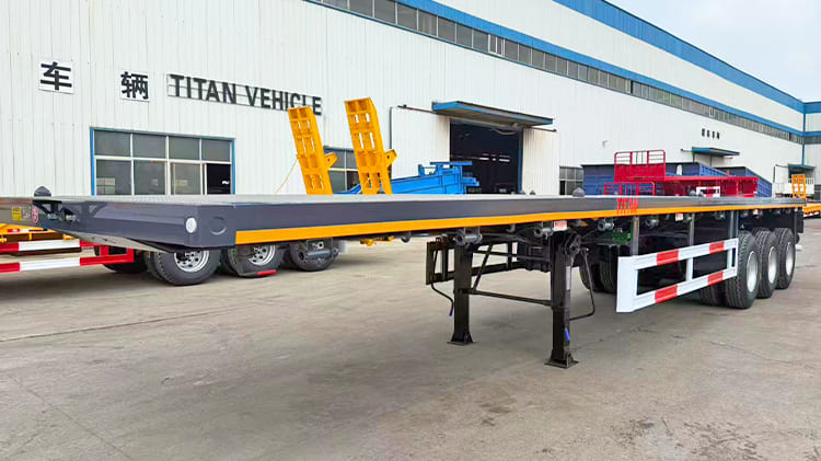 40 Ft 3 Axle Flatbed Trailer for Sale in Kampala Uganda