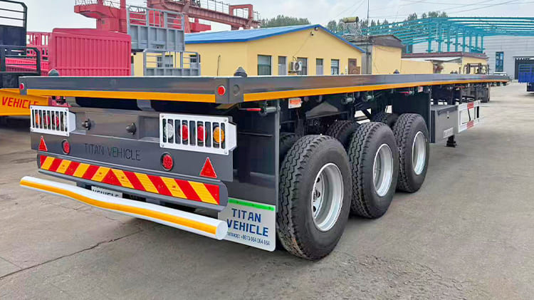 40 Ft 3 Axle Flatbed Trailer for Sale in Kampala Uganda
