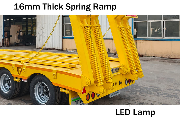 3 Axle Low Bed Trailer Types Price for Sale in Uganda