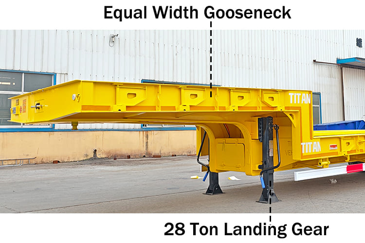 3 Axle Low Bed Trailer Types Price for Sale in Uganda