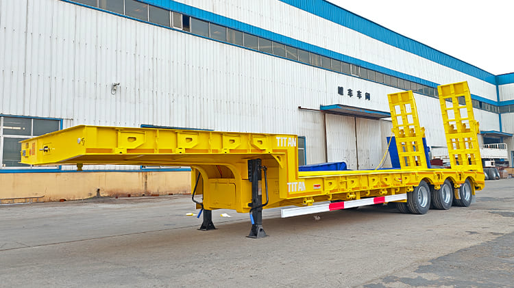 3 Axle Low Bed Trailer Types Price for Sale in Uganda