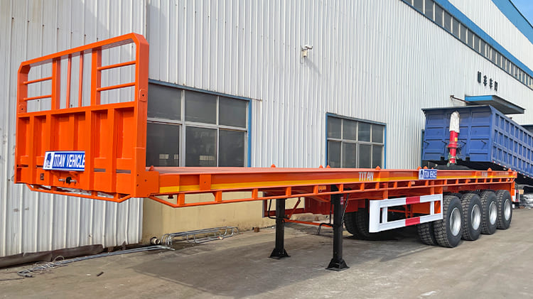 4 Axle Flatbed Trailer for Sale Prices in Uganda