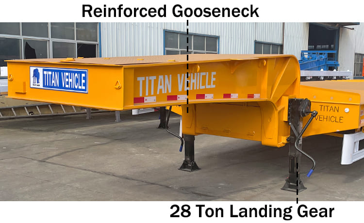 40 Feet Low Bed Trailer Types for Sale in Uganda