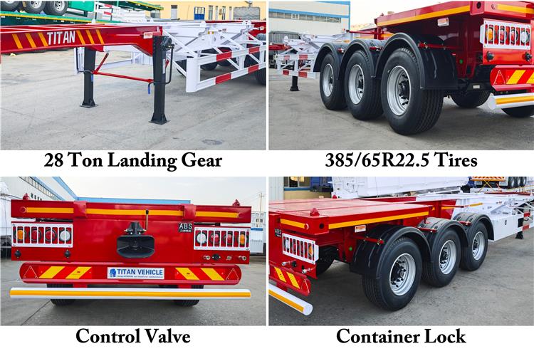 3 Axle Skeletal Trailer for Sale In Uganda
