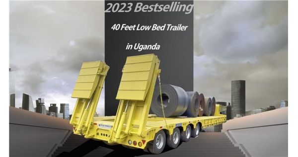 2023 Bestselling 40 Feet Low Bed Trailer for Sale in Uganda