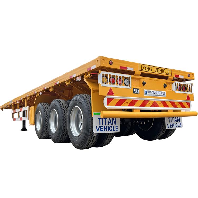 3 Axle 40 ft Flatbed Trailer