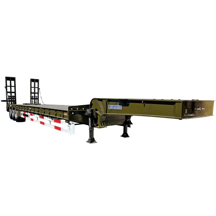 3 Axle 40 feet Semi Low Bed Trailer