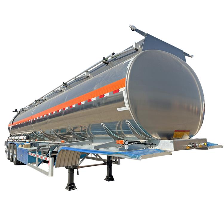 Aluminum Fuel Tanker Semi Trailer