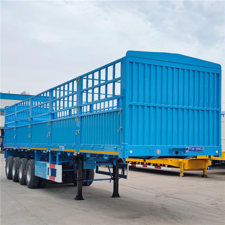 4 Axle Fence Bulk Cargo Trailer