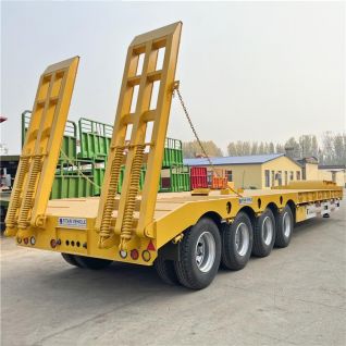 4 Axle 100 Ton Low Loader Truck Trailers