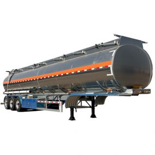 Aluminum Fuel Tanker Semi Trailer