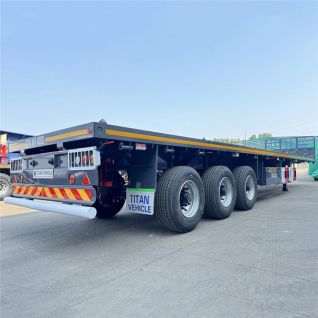 40 ft Container Transport Platform Semi Trailer