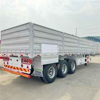 60 Ton Flatbed With Side Wall