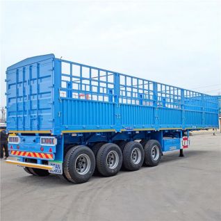 4 Axle Fence Bulk Cargo Trailer