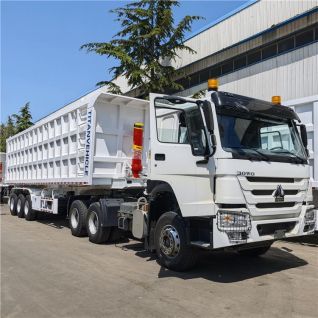 60 Ton Semi Dump Trailer