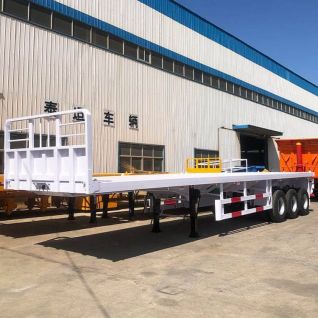3 Axle Flatbed Semi Trailer